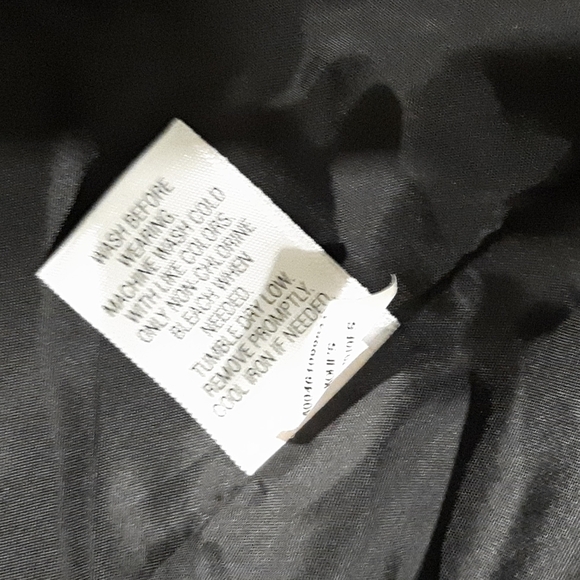 Vest Quilted Pockets Zipper Closure Black Color Size XSP CROFT & BARROW - Picture 8 of 10
